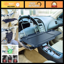 2-in-1 Car Steering Wheel  Back Seat Tray for Food, Drinks, Writing, Laptop Use