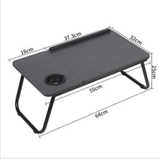 Folding Laptop Table Stand Bed Tray Sofa Lap Breakfast Portable Computer Desk UK