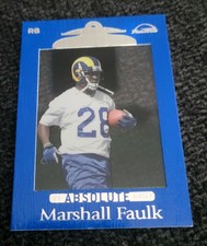 MARSHALL FAULK 1999 Playoff Absolute SSD #97  **MINT**  FREE SHIP & RETURN!