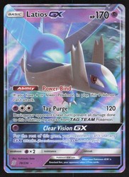 Latios GX 78/236 Sun & Moon Unified Minds Holo Ultra Rare