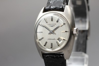 [Near MINT] Longines cal.473 Silver Dial 25mm Date Automatic Damenuhr