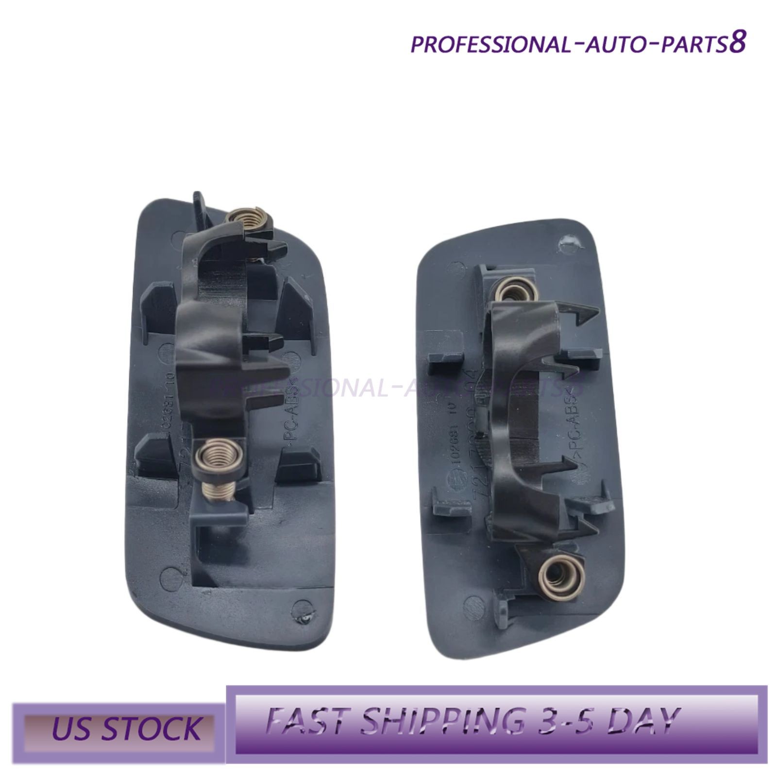 Pair LH RH Headlamp Washer Cover For 10-18 Rolls-Royce Ghost 61677244959 44960