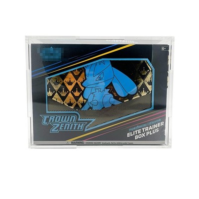 Deluxe Acrylic Case with Pokemon Elite Trainer PLUS ONLY | Magnetic Easy Top ...