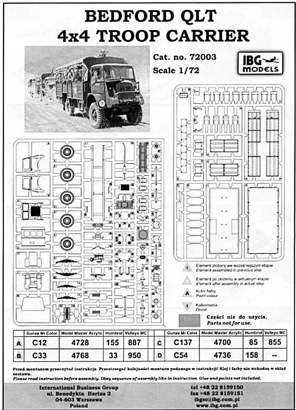 IBG IBG72003 1/72 Bedford QLT 4x4 Troop Carrier - Bild 3 von 3
