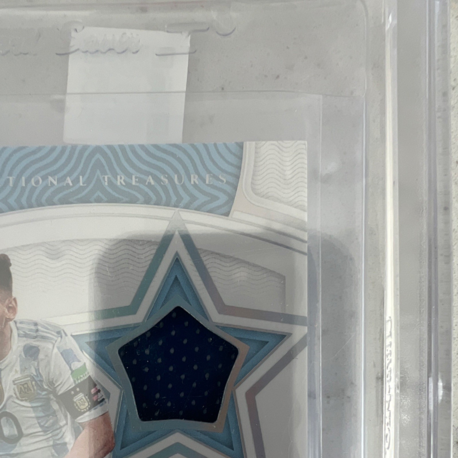 Panini 2022 National Treasures Road to World Cup Messi Auto Patch 23/25 view 5