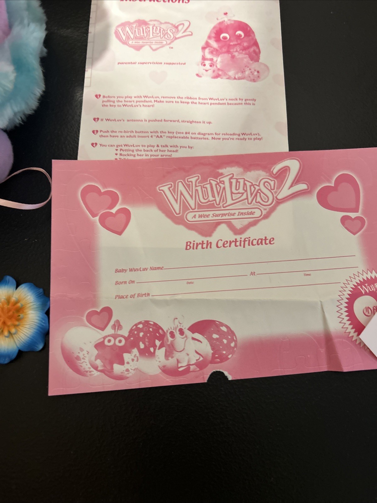 1999 TRENDMASTERS WUV LUVS 2 ELECTRONIC INTERACTIVE VINTAGE Wuvluvs 2 S2 Works!!