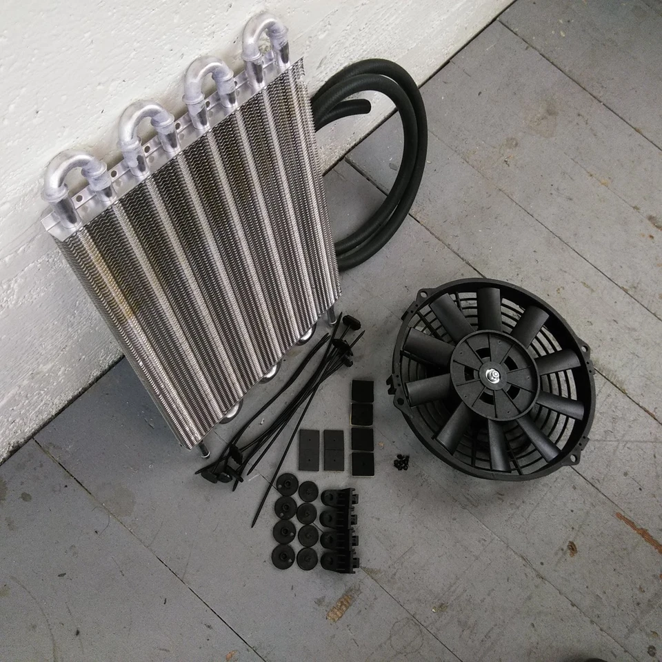 1972-76 Ford Torino Transmission Oil Cooler Electric Radiator Fan Kit 351M 400  - Image 3 of 4