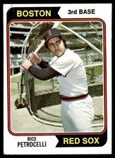 1974 Topps Rico Petrocelli Boston Red Sox #609