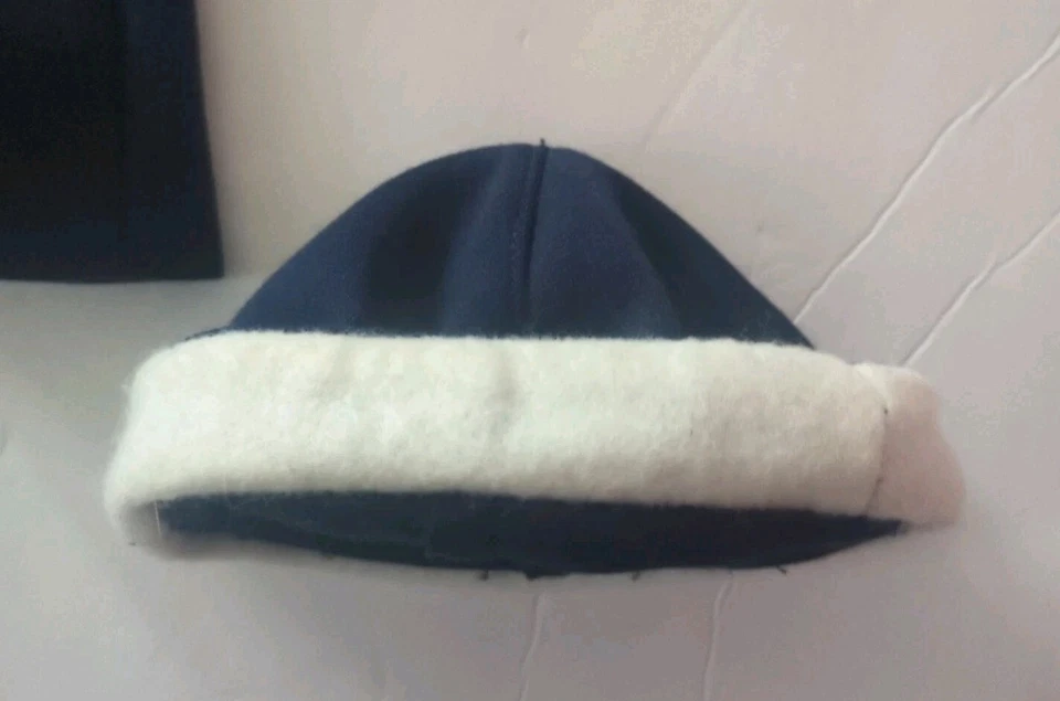 Capa/abrigo azul con sombrero y manguito para muñeca de 18" AG o similar  Foto 4 de 4