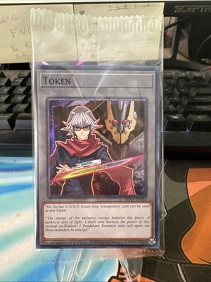 Declan & D/D/D Doom King Armageddon TKN5-EN035 Doom of Dimensions Yugioh Token