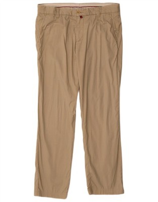 Conte of Florence Herren Straight Chino Hose IT 52 XL W36 L31 Beige DO01