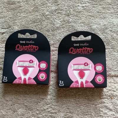 Wilkinson Sword Quattro for Women Sensitive Rasierklingen 6 Klingen