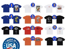 Hot!!1 Travis Scott Cactus Jack X Virgil Abloh Arch Chef Two Sided T-Shirt