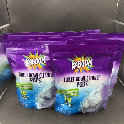(9) KABOOM Fresh Scent Toilet Bowl Cleaner Pods 90 Pods Count Total