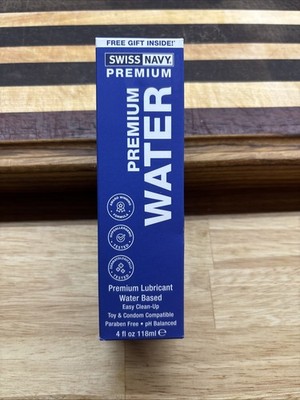 Swiss, Navy Premium Lubricant, Water Based Lubricant, Easy To Clean Up. ￼