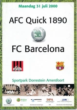 AFC QUICK Holland v Barcelona (Friendly) 2000/2001 