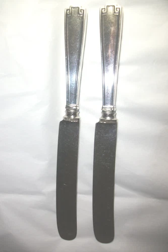 Lot of TWO ETRUSCAN  Sterling Silver 8 3/8" Gorham  DINNER KNIFES