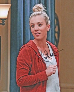10x8 Photo Personally Autographed by Kaley Cuoco COA