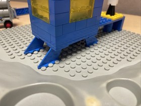 LEGO 483 Alpha-1 Rocket Base, Manual And parts Only.