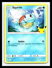 squirtle mcdonalds pokemon card McDonald's Collection 2021 Squirtle Confetti Holo 17 CGC 9
