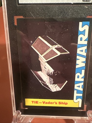 1977 Wonder Bread Star Wars #16 TIE - Vader's Ship — SGC 10