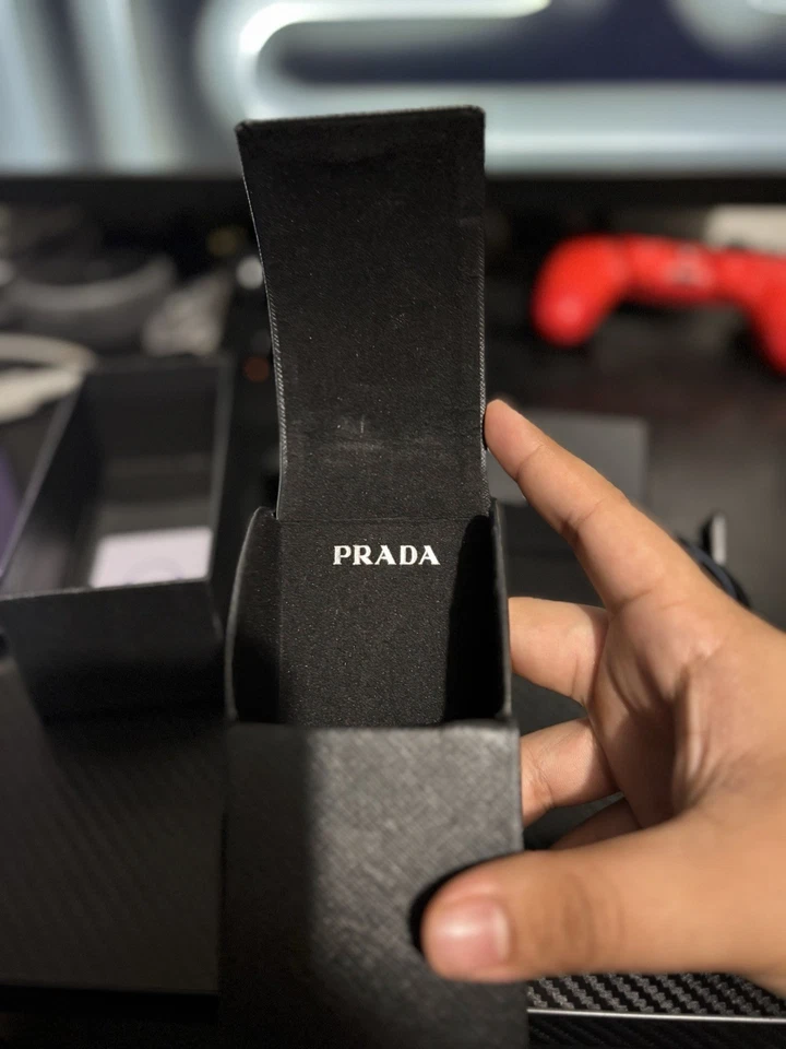 PRADA PR17WS Sunglasses In Black Authentic New with Case & Box Unisex - Image 3 of 4