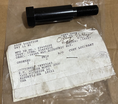 #ad Gravely 03499200 Ariens Bolt Eccentric $27.99