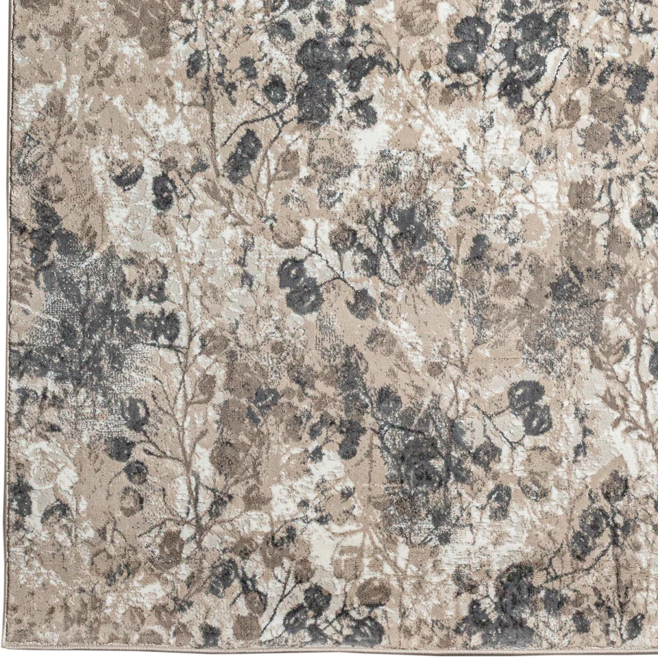 Livigno 1242 Transitional Floral Grey 3x5 Area Rug - Image 3 of 4