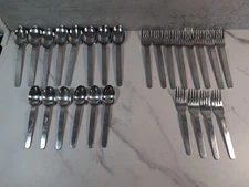 Wallace Veranda Flatware 18/10 Stainless Lot of 26 Forks & Spoons RARE