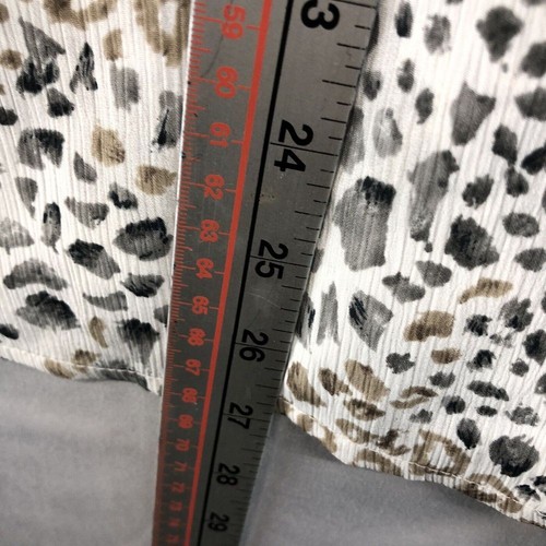Vintage Alfred Dunner Petite weiß Kurzarm Kragen Knopfleiste Größe 8P Damen - Bild 11 von 12