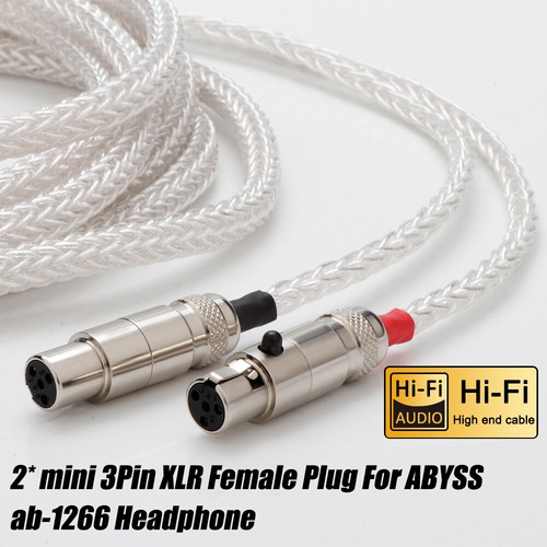 Câble casque 16 cœurs argent pur câble 4 broches XLR ligne audio mâle pour casque - Photo 8/9