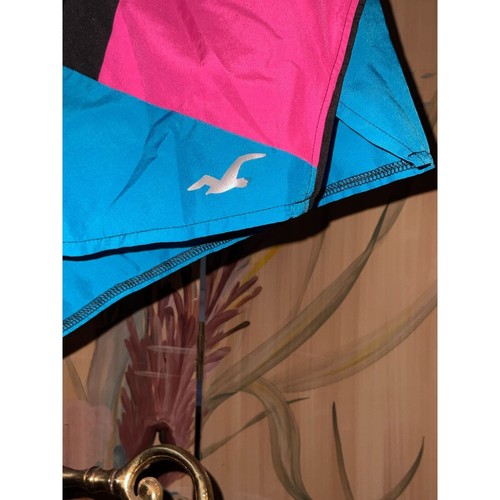 Hollister Women's Color Block Athletic Shorts S Black/Pink/Blue - Bild 4 von 5