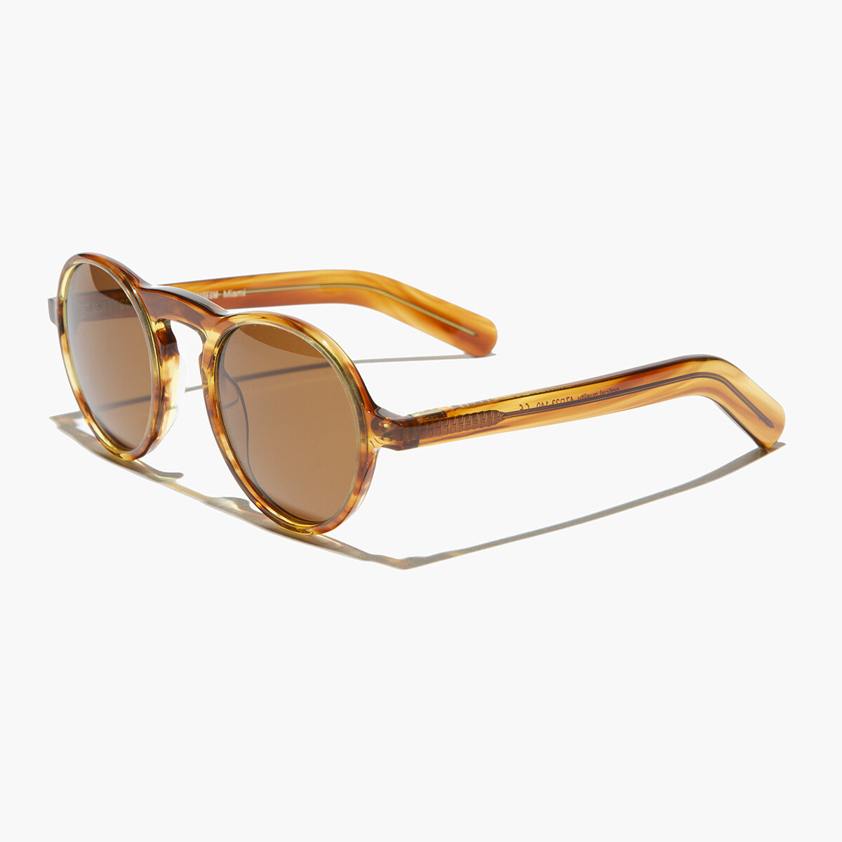 Round Sunglass with Brown Polarized Lens Honey Tortoise - Miami | eBay Round Sunglass with Brown Polarized Lens Honey Tortoise - Miami | eBay