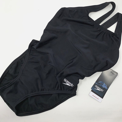 28 Speedo Women's Swimsuit One Piece Prolt Super Pro Solid Adult Team Black