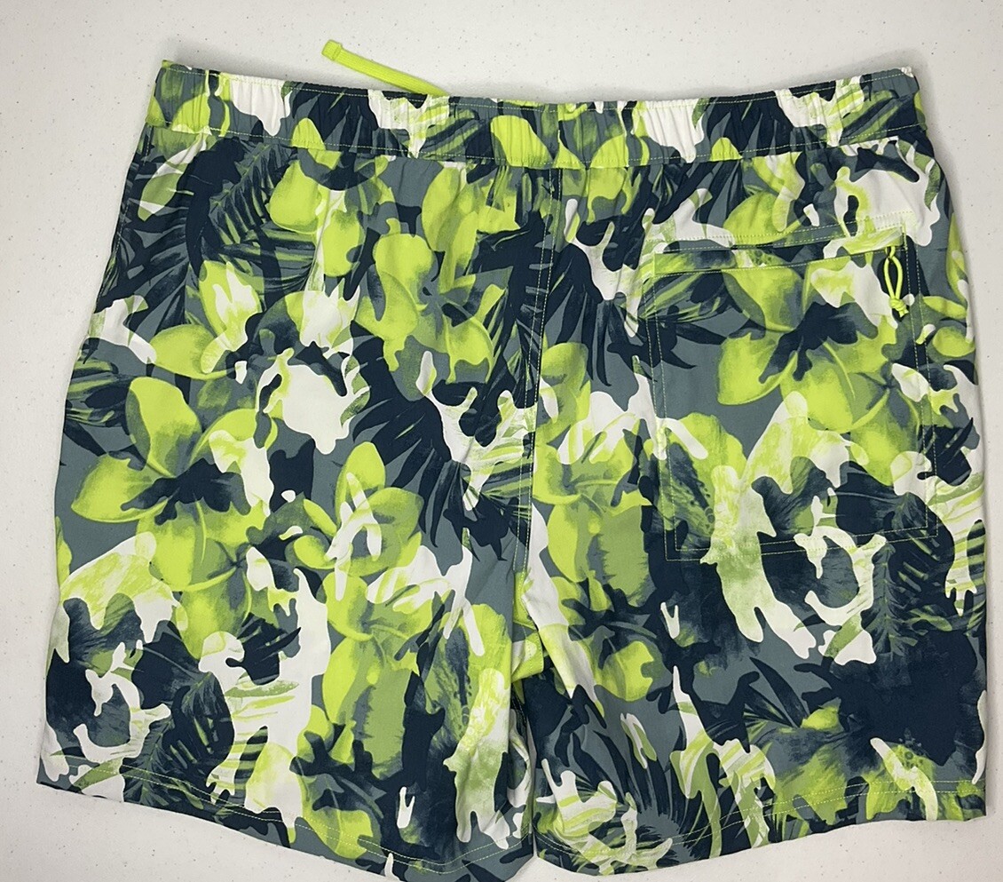 The North Face Shorts Printed Class V Sharp Green Tropical Camo Men Sz XL NWT thumbnail 4