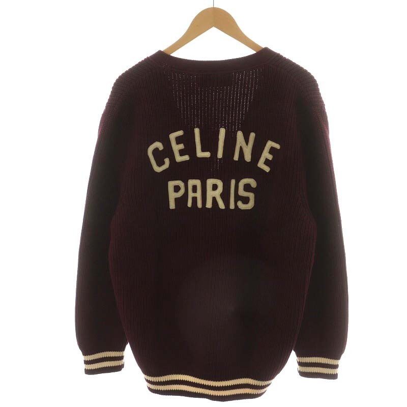 CELINE by Hedi Slimane 23AW College Cardigan Logo Cotton S CELINE by Hedi Slimane 23AW College Cardigan Logo Cotton S