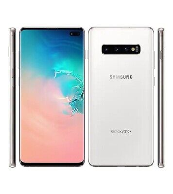 New Samsung Galaxy S10+ Plus Prism White SM-G975U 512GB T-Mobile