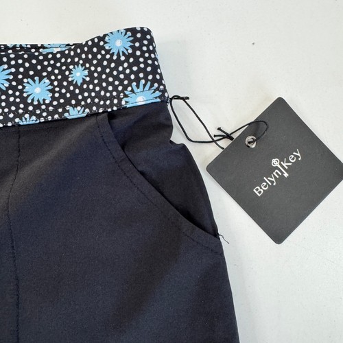 Black Golf & Tennis Ruffle Skort Skirt BELYN KEY Onyx w/Pockets *NWT* / M - Picture 9 of 16