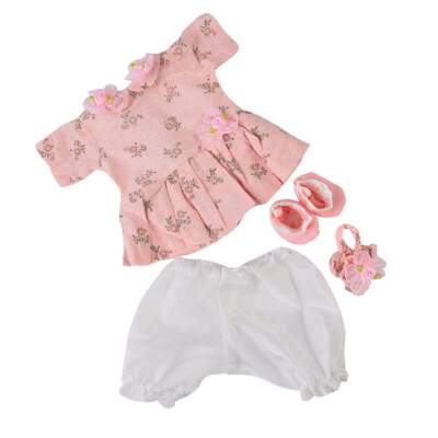 5pcs Adorable Doll Clothes for 16-17in Reborn Boy Baby Dolls Clothing Suit