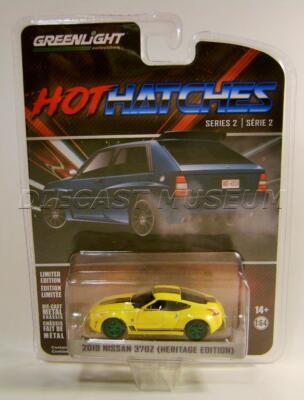 Hot Wheels　GREENLIGHT 2019 '19 NISSAN 370Z HERITAGE CHASE CAR HOT HATCHES SERIES 2