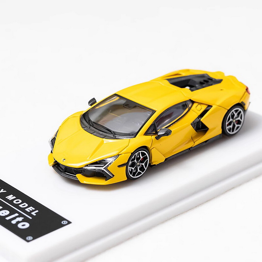 JY Model 1/64 Scale Lamborghini Revuelto Yellow Diecast Car Model