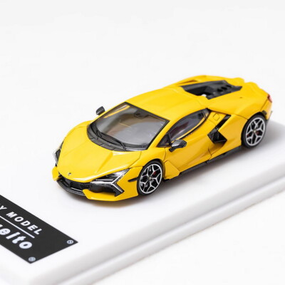 JY Model 1/64 Scale Lamborghini Revuelto Yellow Diecast Car Model