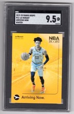 Ja Morant 2019-20 Panini NBA Hoops Winter Arriving Now #12 SGC 9.5 Mint + RC