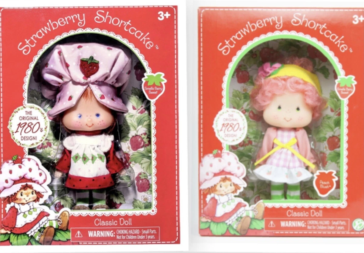 2 New Dolls Strawberry Shortcake and Peach Blush Sealed Unopened