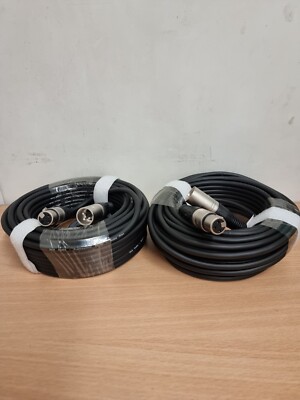 10er-Pack 2/1 GLS Audio 50 Fuß 15 m Mikrofonkabel Patchkabel - XLR-Stecker auf XLR-Buchse