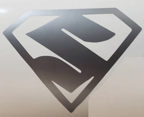 SUZUKI MAN SUPERMAN S DECAL STICKER COLORS or MIRROR, RED CHROME BLUE CHROME - Foto 7 di 13