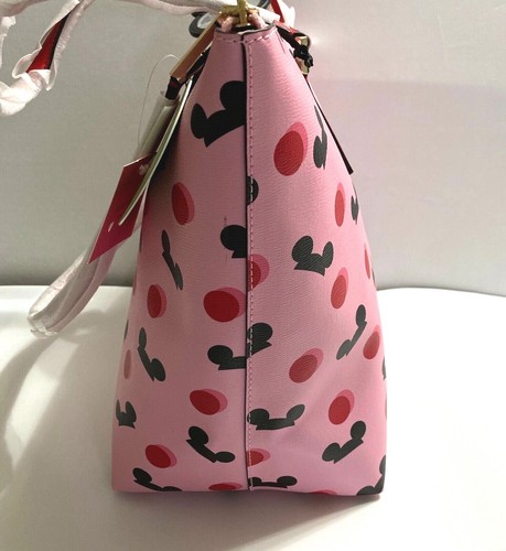 NWT! GENUINE Disney Parks Kate Spade~Mickey Mouse Pink Ears Hat Tote ACTUAL BAG - Picture 4 of 12