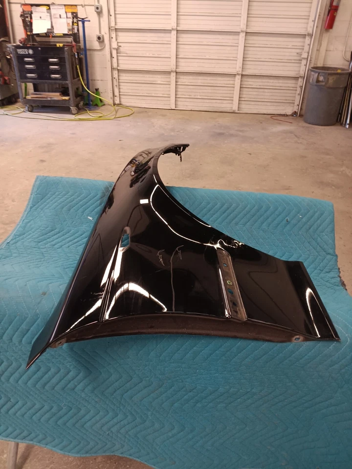 Guardabarros negro del lado derecho del pasajero para 02-05 BMW E46 3 Series 325i 330i 4DR R/H Foto 2 de 4