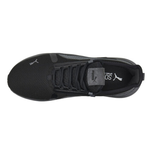 Scarpe casual Puma Pacer Future Street maglia stringate uomo nere sneakers 39113202 - Foto 4 di 6