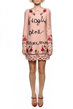 Dolce and Gabbana I love you Mamma sequin Dress retails for 12k size 42 NWT!